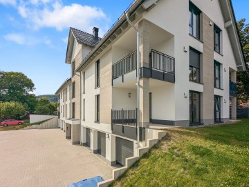 Erstbezug! 2Z barrierefrei in Bad Laasphe - Außenansicht (24800)