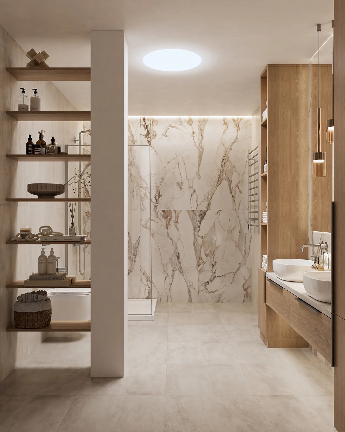 Badezimmer Musterwohnung - Werz Immobilien