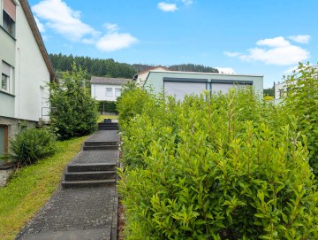 Moderner Bungalow in ruhiger Wohnlage von Biedenkopf – Wallau - Aufgang - Werz Immobilien (34103)