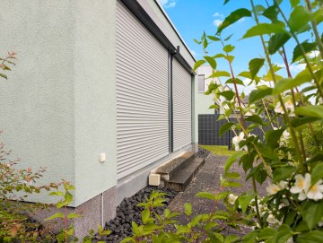 Moderner Bungalow in ruhiger Wohnlage von Biedenkopf – Wallau - Terrasse - Werz Immobilien (34101)