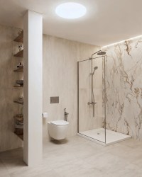 Badezimmer Musterwohnung - Werz Immobilien