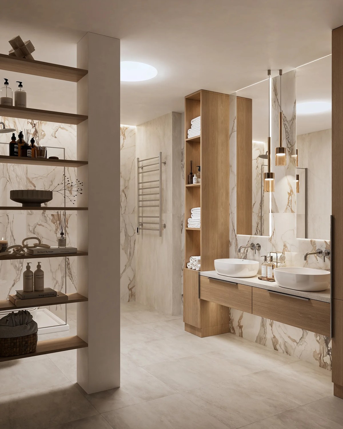 Badezimmer Musterwohnung - Werz Immobilien