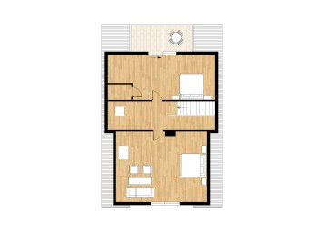 Großzügiges Wohnen in zentraler Lage: 7 Zimmer Wohnung in gepflegtem Einfamilienhaus mit Komfort - Grundriss Exposè DG (25808)