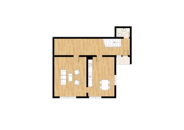 Großzügiges Wohnen in zentraler Lage: 7 Zimmer Wohnung in gepflegtem Einfamilienhaus mit Komfort - Grundriss Exposé EG (25807)